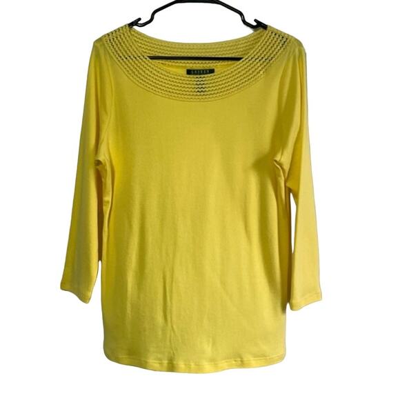 Lauren Ralph Lauren Sweaters - Lauren Ralph Lauren Boat Neck Sweater Yellow Size Large